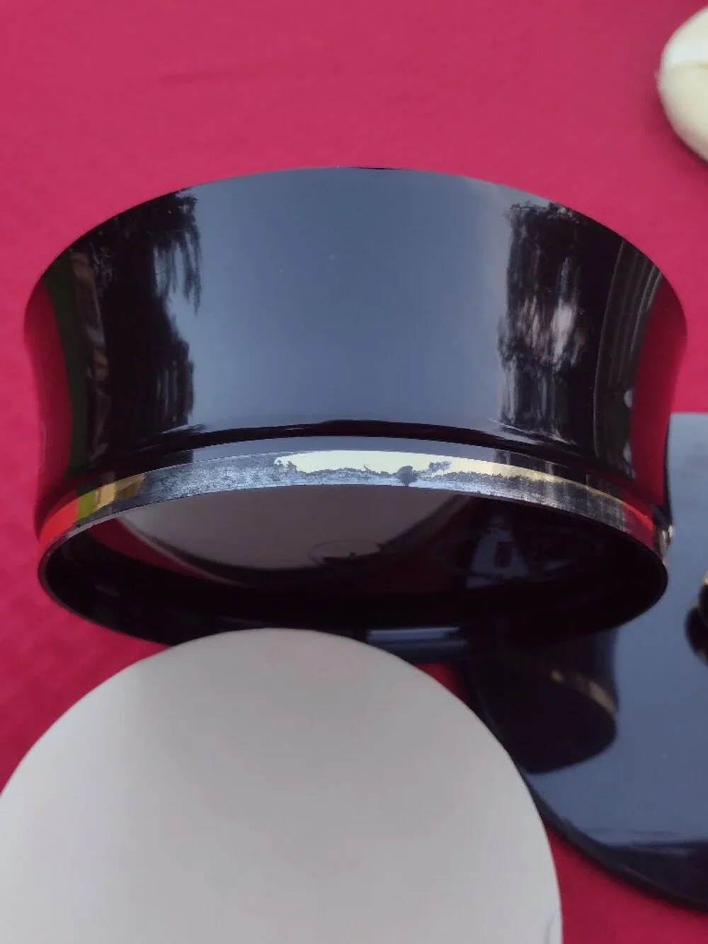 Vintage 1960s Avon Occur! Beauty Dust 6 ounces with Black and Gold Plastic Conta